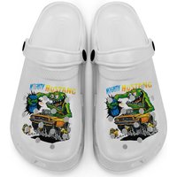 Ed Roth Rat Fink Original Mighty Mustang Black Clogs