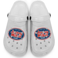 Jersey Mike's Food Logo Restaurant Chain Clogs