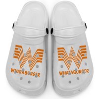 Whataburger Restaurant Logo Clogs