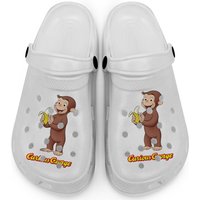 Cartoon Curious George Banana Series Clogs