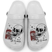 Till Death Dr. Pepper Clogs, Skeleton Clogs, Halloween Sweater