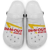 In And Out Burger Food Logo Restaurant Clogs Clogs