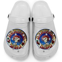 Grateful Skeleton Dead Band Clogs