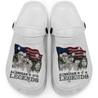 Three Stooges Rushmorons Clogs
