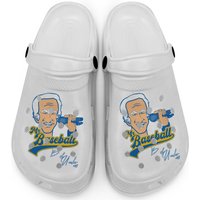 Mr Baseball Brewers Bob Uecker Baseball Tribute Clogs