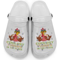 Coolest Turkey In The Flock Thanksgiving Clogs