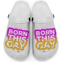 Born This Gay (vintage Edition) Clogs