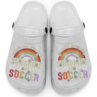 Sunshine Soccer Football Female Girl Ball Playing Clogs