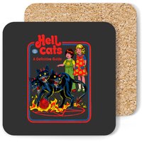 Steven Rhodes Hell Cats Coasters