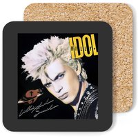 Young Billy Idol Vintage Coasters, Billy Idol Merch Coasters