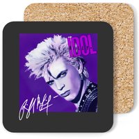 Billy Idol Coasters Billy Idol Whiplash Smile Song Cotton Coasters Men Women