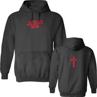 Ohio State Buckeyes Jesus Won Double Sided Hoodies