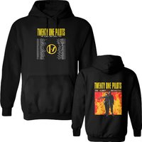 Pilotss Band 2024-2025 Clancy World Tour Double Sided With Dates Unisex Double Sided Hoodies