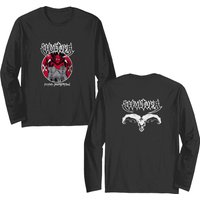 Sepultura Double Sided Long Sleeves, Vtg 80's Sepultura Bestial Devastation Double Sided Long Sleeves