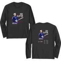 Eric Clapton 2023 Tour Double Sided Long Sleeves, Eric Clapton 2023 Concert Double Sided Long Sleeves