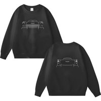 Front/back - 1955 Bel Air - Stencil, White - Bel Air - Double Sided Sweatshirts