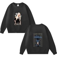 Vintage Cher Solo Singer Double Sided Sweatshirts