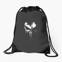 The Punisher Graphic Drawstring Bags
