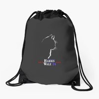 Kamala Harris Tim Walz 2024 Cat Profile For Cat Ladies Womens Relaxed Drawstring Bags