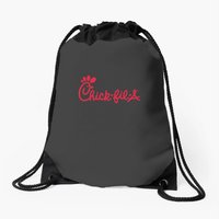 Chick Fil Drawstring Bags Logo Restaurant Drawstring Bags