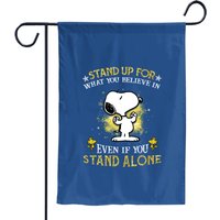 Stand Up For What You Believe In Snoopy, Cute Garden Flags, Snoopy