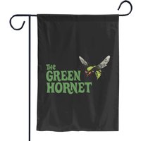 Green Hornet Garden Flags