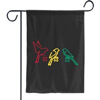 Bob Marley Three Birds Garden Flags