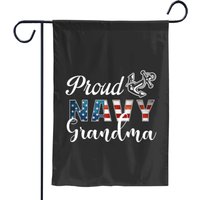 Proud Navy Grandma Military Grandma Hoody Gift Garden Flags Garden Flags