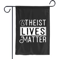 (gift) Atheist Lives Matter Garden Flags