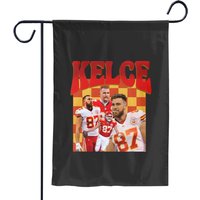 Travis Kelce Garden Flags