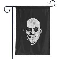 Uncle Fester Garden Flags | Horror Films Garden Flags, Halloween Garden Flags, Halloween Crewneck, Addams Family Garden Flags