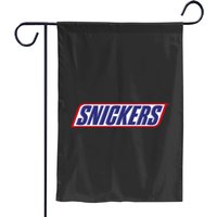 Snickers Logo Garden Flags