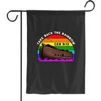 Noah's Ark Genesis 913 Taking Take Back The Rainbow Garden Flags