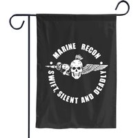 Marine Recon Swit Silent And Deadly Garden Flags