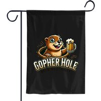 Gopher Hole Brewing Company Brewery Logo Garden Flags