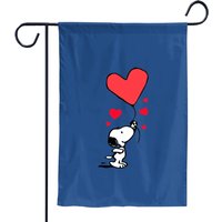 Snoopy Heart Balloon Valentine's Day Garden Flag