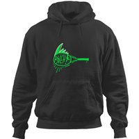 Andrey Rublev Bweh Tennis Meme Hand Drawn Design (green) Hoodies