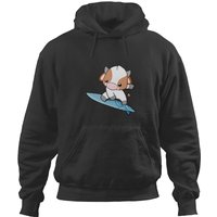 Kawaii Cow Surfing Anime Cute Japanese Animal Lover Graphic Hoodies