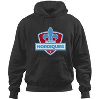 Maine Nordiques Hockey Club Logo Hoodies