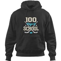 Ice Hockey 100 Days Of School 100th Day Of School Boys Hoodies