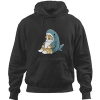 Mofu Sand Cute Cat Kitty Meeeeow Shark Hoodies