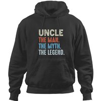Uncle Man The Myth The Legend Funny Vintage Father's Day Hoodies