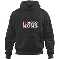 I Love Moto Moms Hoodies