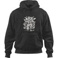 Nordic Viking Warrior Illustration Hoodies