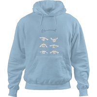 Cinnamoroll Sanrio Pattern Hoodies