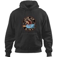 Rockabilly Gin Pin Up Girl Hoodie - Vintage Style