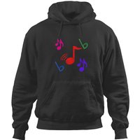 Musical Notes Colorful Hoodies