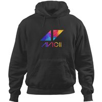 Avicii Text And Logo Colorful Hoodies