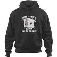 Euchre Card Game Player Game Night Gambler Hoodies