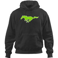 Mustang Horse Neon Green 2022 Hoodies